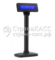 Дисплей покупателя Shtrih PD220С (USB интерфейс, LCD 2x20, стойка) чёрный