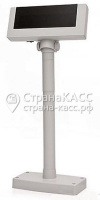 Дисплей покупателя Flytech 2x20 VFD (белый) (на подставке, с планкой питания)