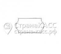 Этикет-лента для пистолетов 22x12 PN волнистая белая (800 эт.)