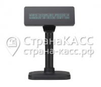 Дисплей покупателя Shtrih PD220V (USB интерфейс, VFD 2x20, 9 мм высота символа, стойка) чёрный