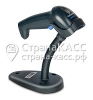 Ручной - стационарный image сканер штрих-кода Datalogic QD 2430 KIT USB (черн) с подставкой