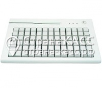 Клавиатура программируемая Shtrih S78A  (78 клавиш; MSR123; ключ; PS/2), белая