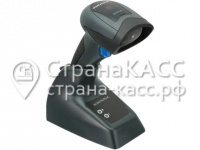 Ручной сканер штрих-кода Bluetooth 2D Datalogic QuickScan QBT2430, USB с подставкой (черный)