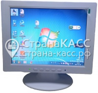 Монитор Poscenter 10,4"(TFT/800*600/400:1/250-400 cd/m2/ 60-75 Hz/VGA-кабель 3м/БП12V/RUS), белый 